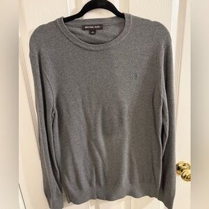 Michael Kors Charcoal Crewneck Sweater for Men